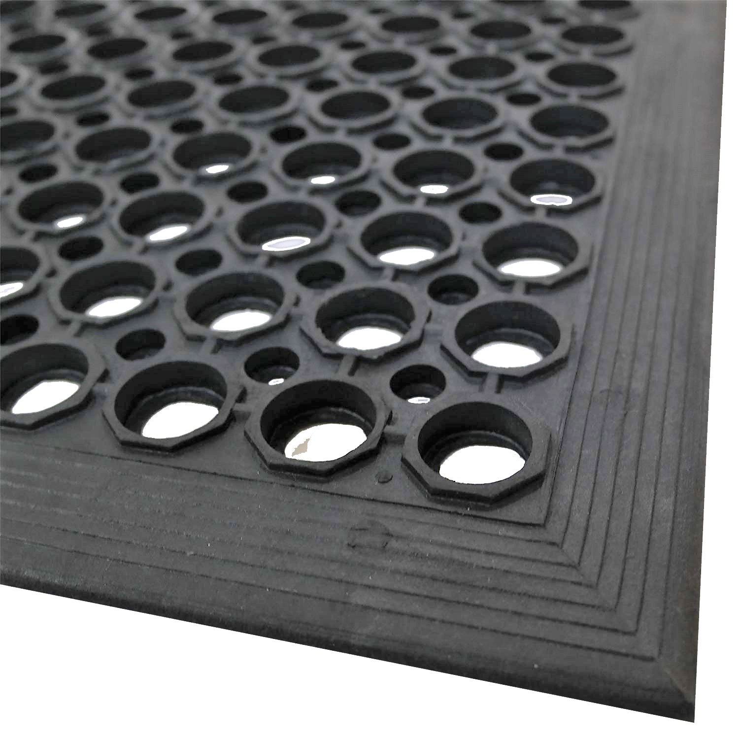 Large Heavy Duty Rubber Ring Matting Entrance Big Mats Safety Workplace  Outdoor
