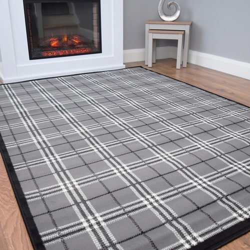 Tartan Rugs Mats Check Design Living Room Highland Etsy UK