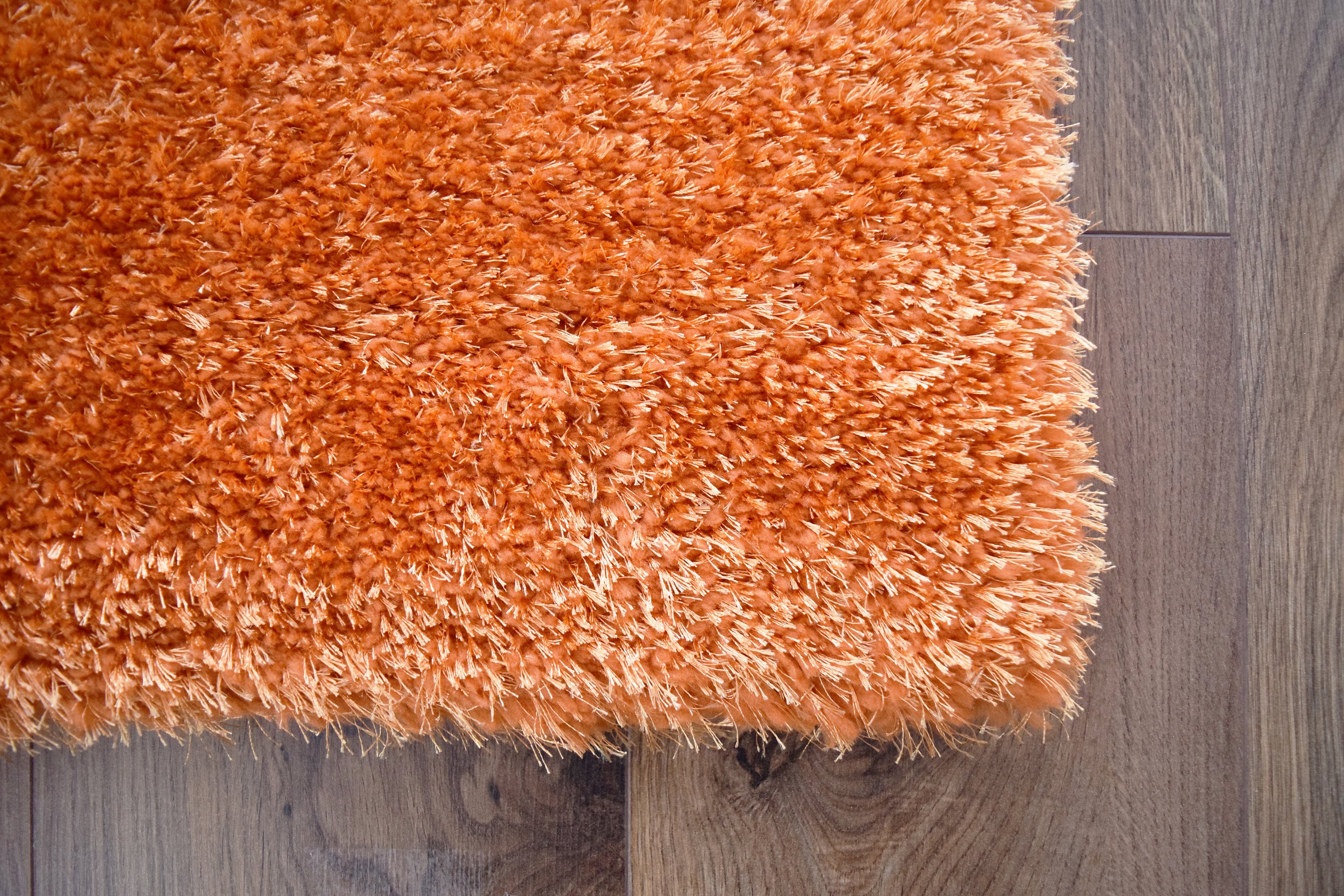 Soft Bright Orange Shaggy High Pile Rug for Living Room Mat Etsy UK