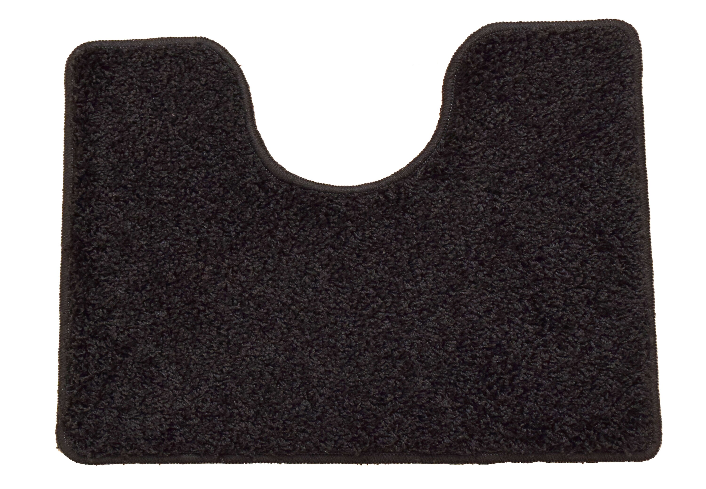 Black Toilet Pedestals Mats Rugs Bathroom Non Slip Rubber Etsy