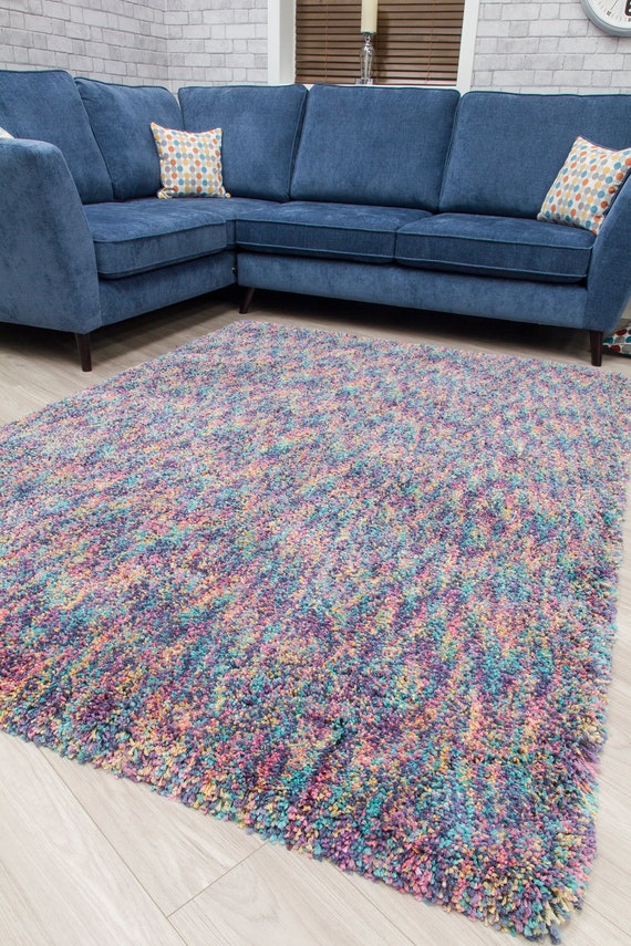 Jelly Bean Design Bright Rug Mat Living Room Bed Lounge Kids