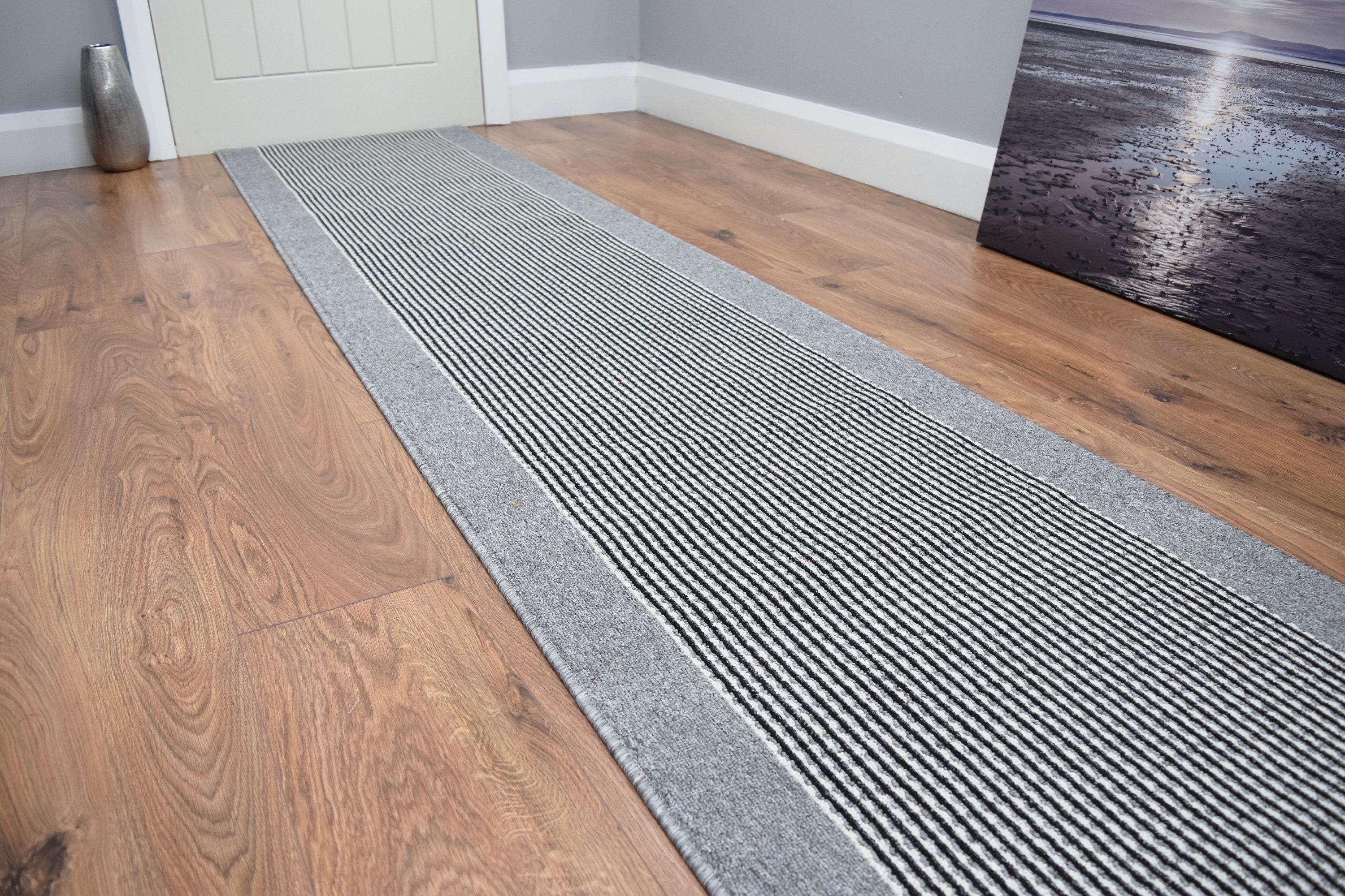 Flow.month Aurrako Non Slip Rug Pads for Hardwood Floors,2x10 Feet Rug Pad for Carpeted Tile Floors with Area Rugs,Runner Anti Slip Skid(Open Wave)