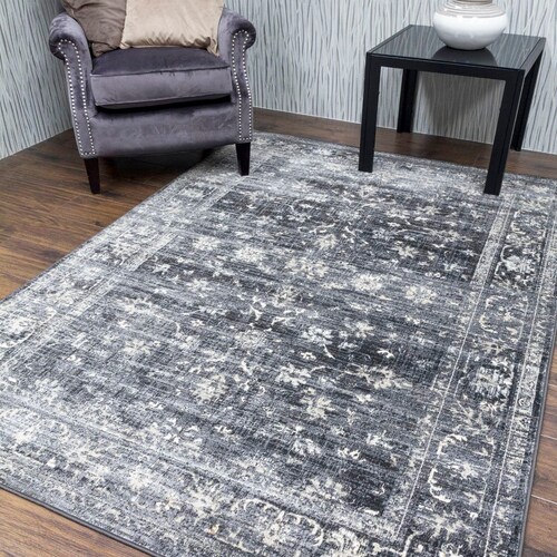 Vintage Classic Beige Persian Fade Distressed Rugs Mat Etsy UK