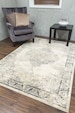 Vintage Classic Beige Persian Fade Distressed Rugs Mat 