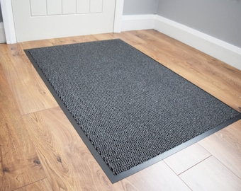 Barrier Mat Grey Dirt Trapper Rug Hallway Runner Door Mat