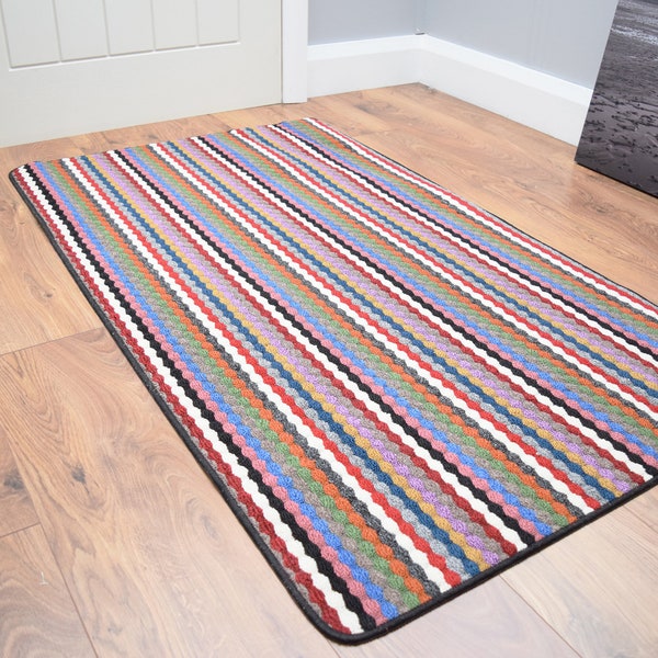 Tapis de bain antidérapant multi tapis de cuisine tapis de couloir lavable