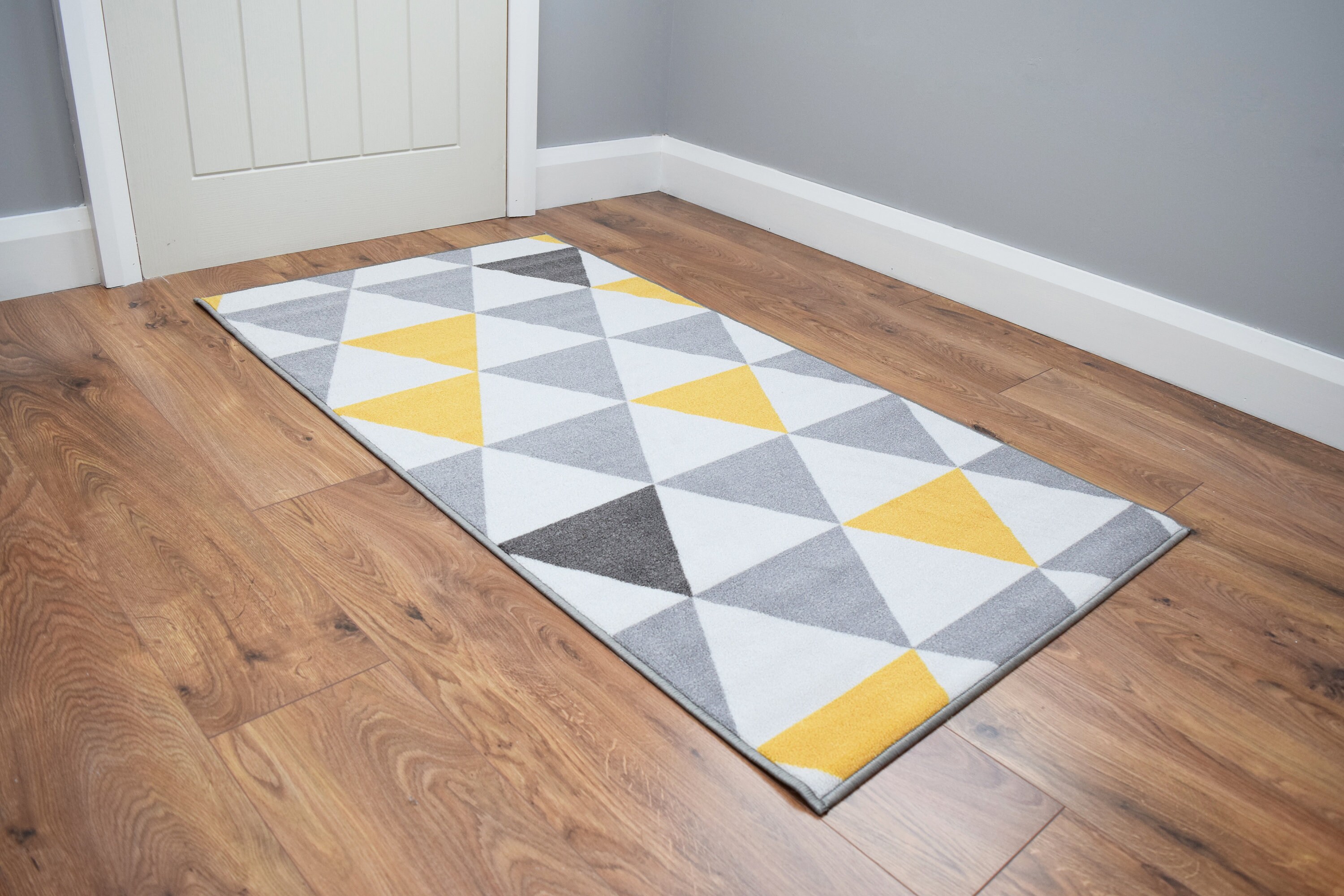 New Small Extra Large Yellow Ochre Washable Non-Slip Long Hall Kitchen Rugs  Mat