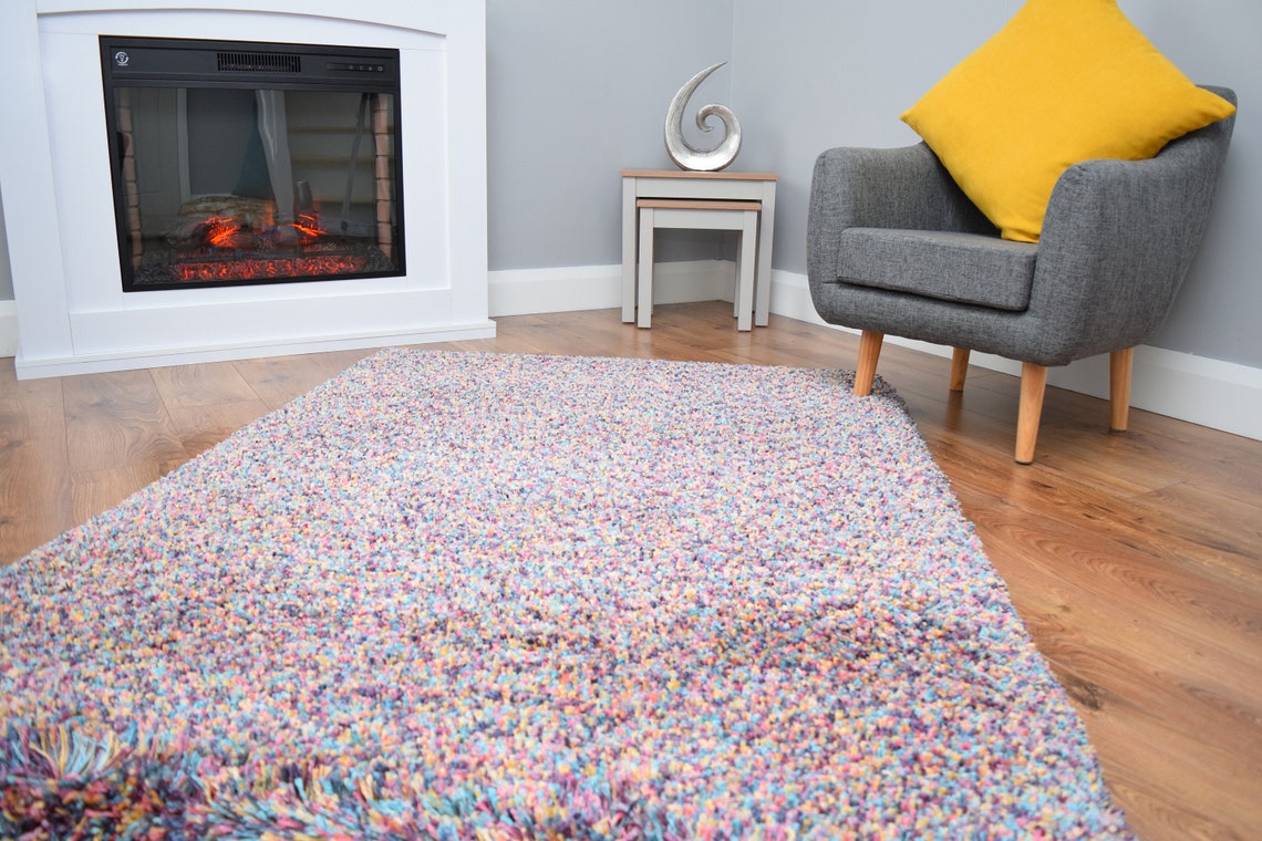 Jelly Bean Design Bright Rug Mat Living Room Bed Lounge Kids Etsy