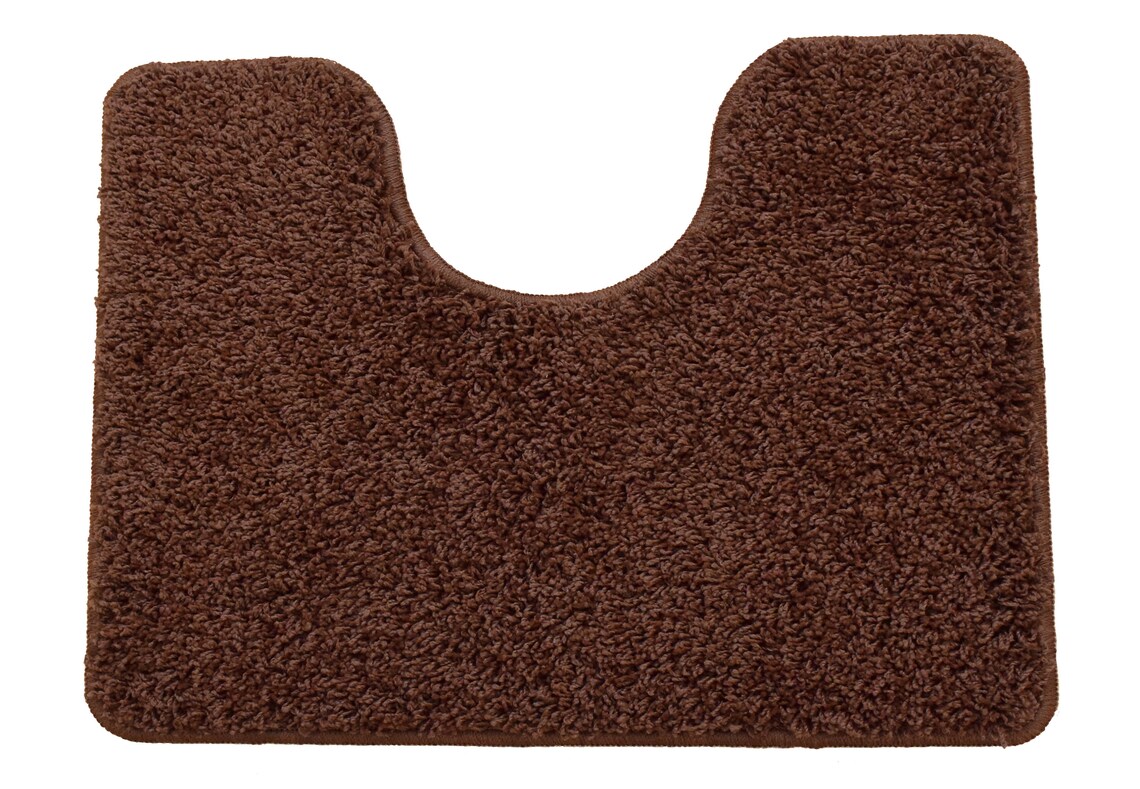 Brown Toilet Pedestals Mats Rugs Bathroom Non Slip Rubber Etsy UK