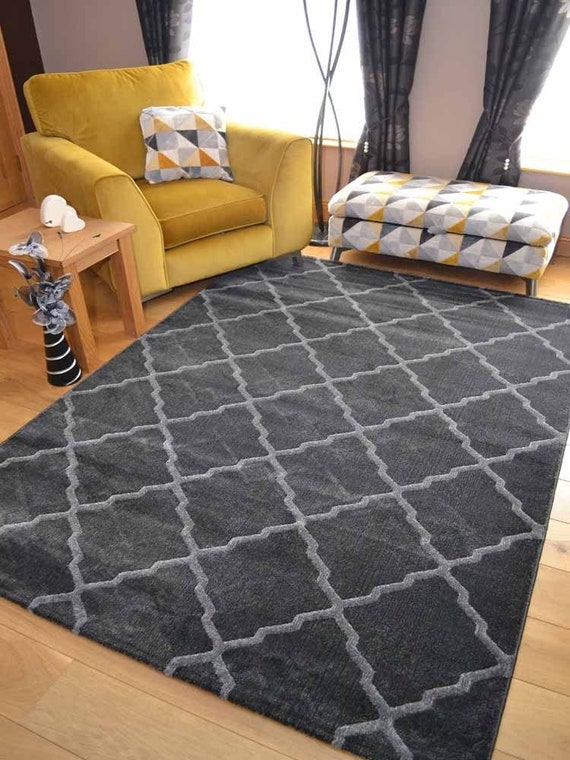 Dark gray rug online