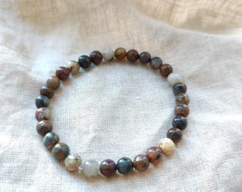 Pietersite - 6mm Bracelet - Lithotherapy - Natural Stones - Concentration - Determination - Desires - Transformation - Potential