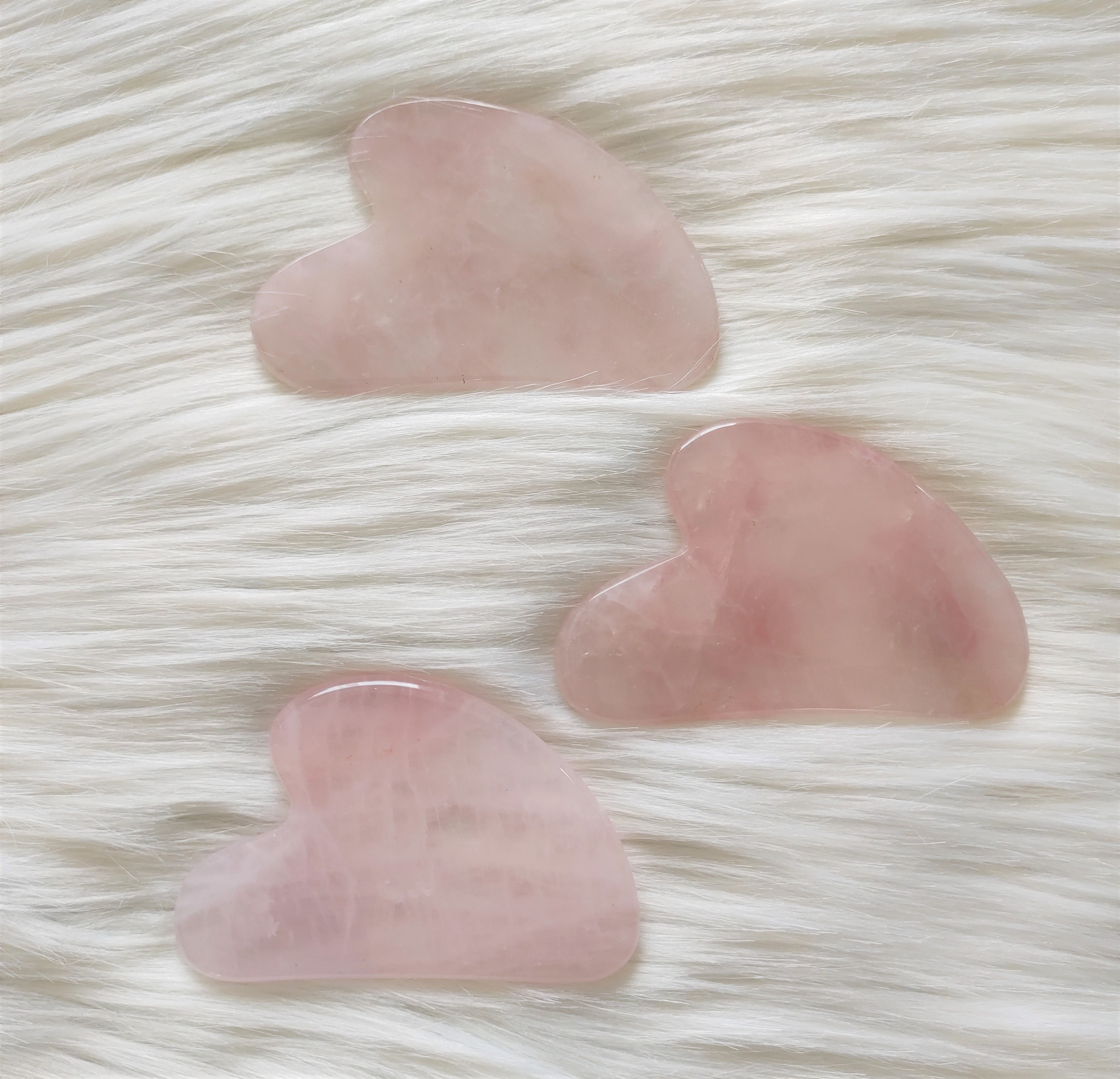 Quartz Rose - Gua Sha Lithothérapie Pierres Naturelles