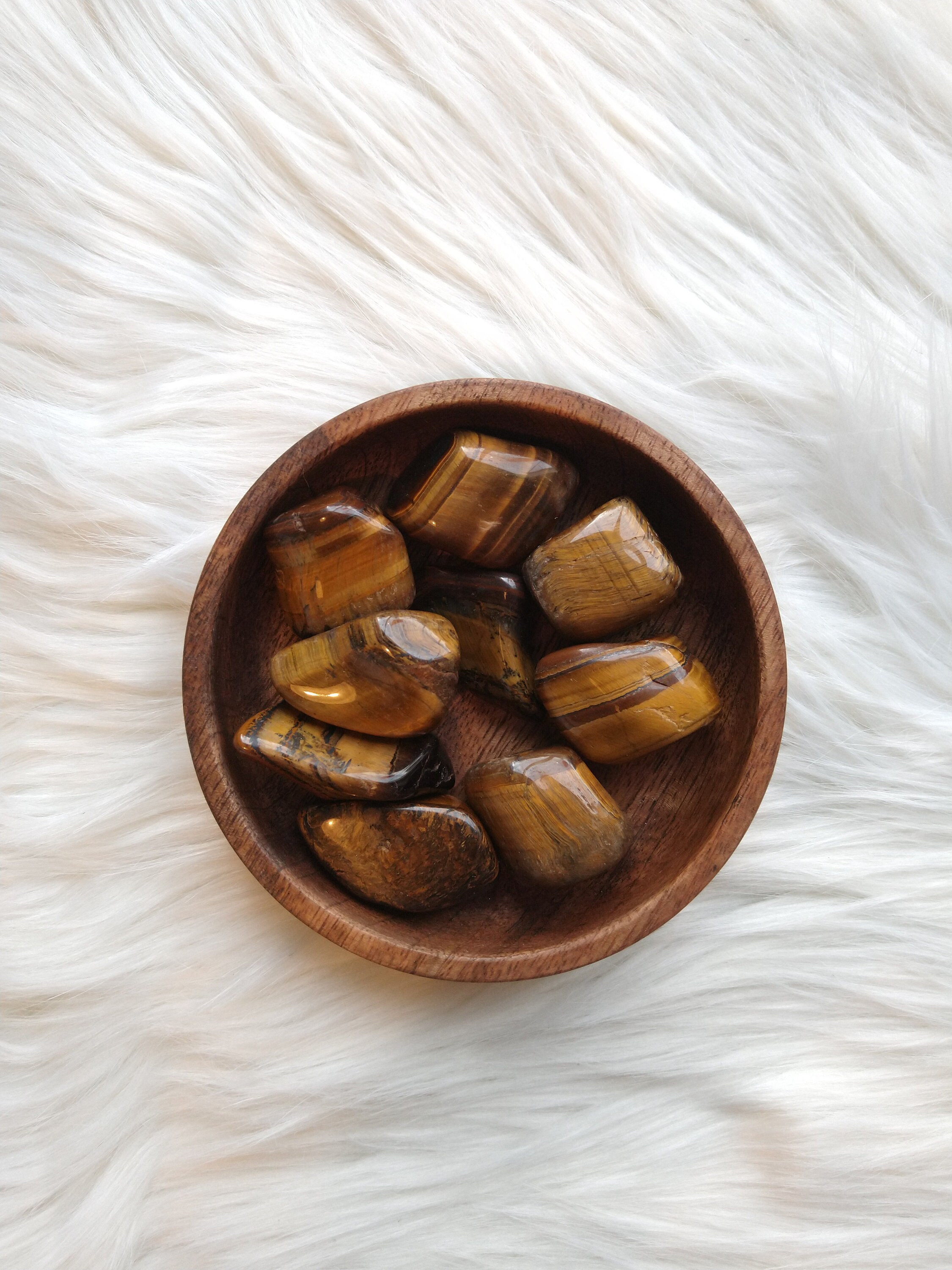 Œil de Tigre - Pierre Roulée Lithothérapie Pierres Naturelles