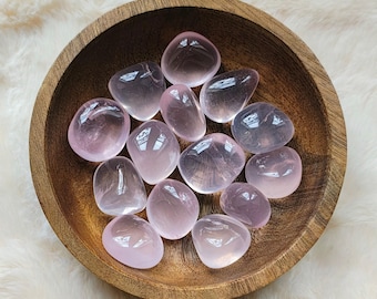 Quartz Girasol Rose - Pierre Roulée - Lithothérapie - Pierres Naturelles - Affirmation de soi - Guérison émotionnelle - Objectifs