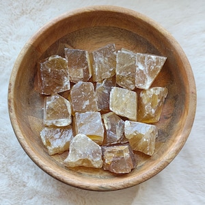 Calcite Miele - Pietra Grezza - Litoterapia - Pietre Naturali - Comfort - Vitalità - Coraggio - Risorse - Pace - Gioia - Benessere