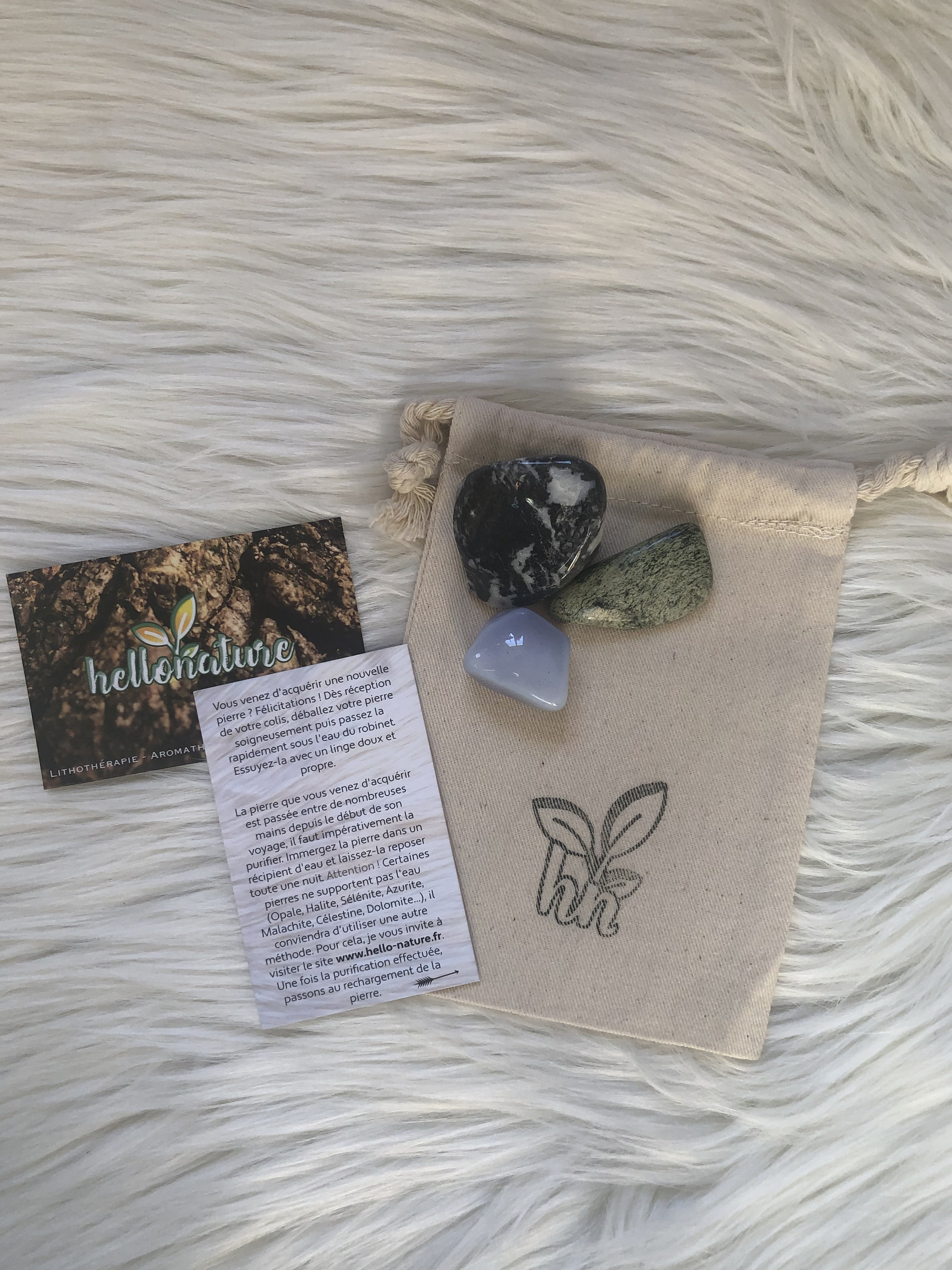 Kit de Lithothérapie - Harmonie Pierres Naturelles