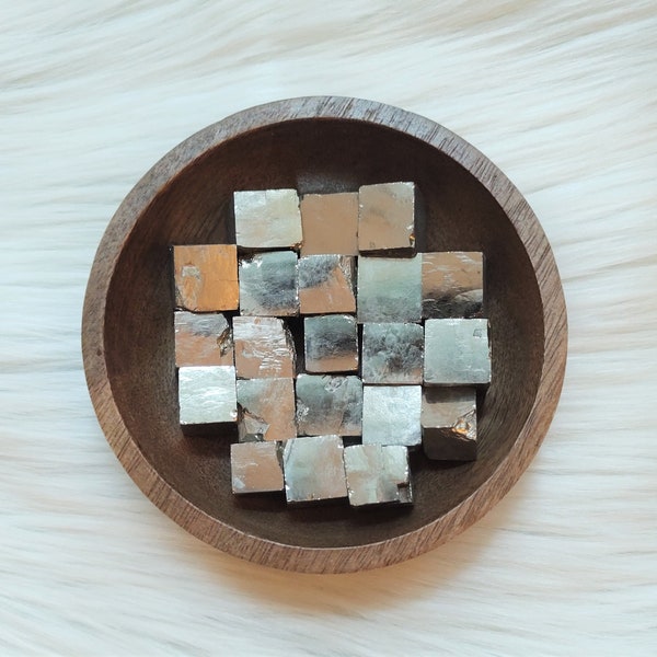 Pyrite - Pierre Brute Cube - Lithothérapie - Pierres Naturelles