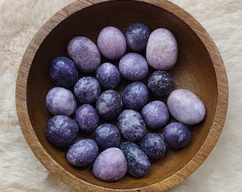 Lépidolite - Pierre Roulée - Lithothérapie - Pierres Naturelles - Transition - Libération - Changements - Guérison - Esprit - Médiumnité