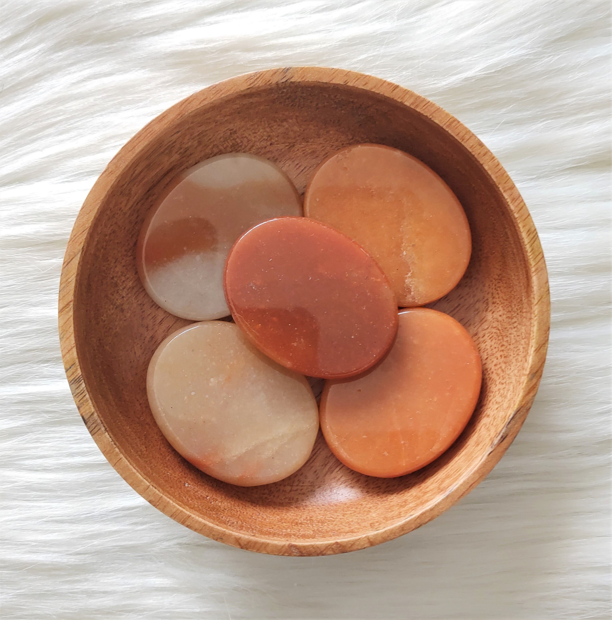 Aventurine Orange - Galet Lithothérapie Pierres Naturelles