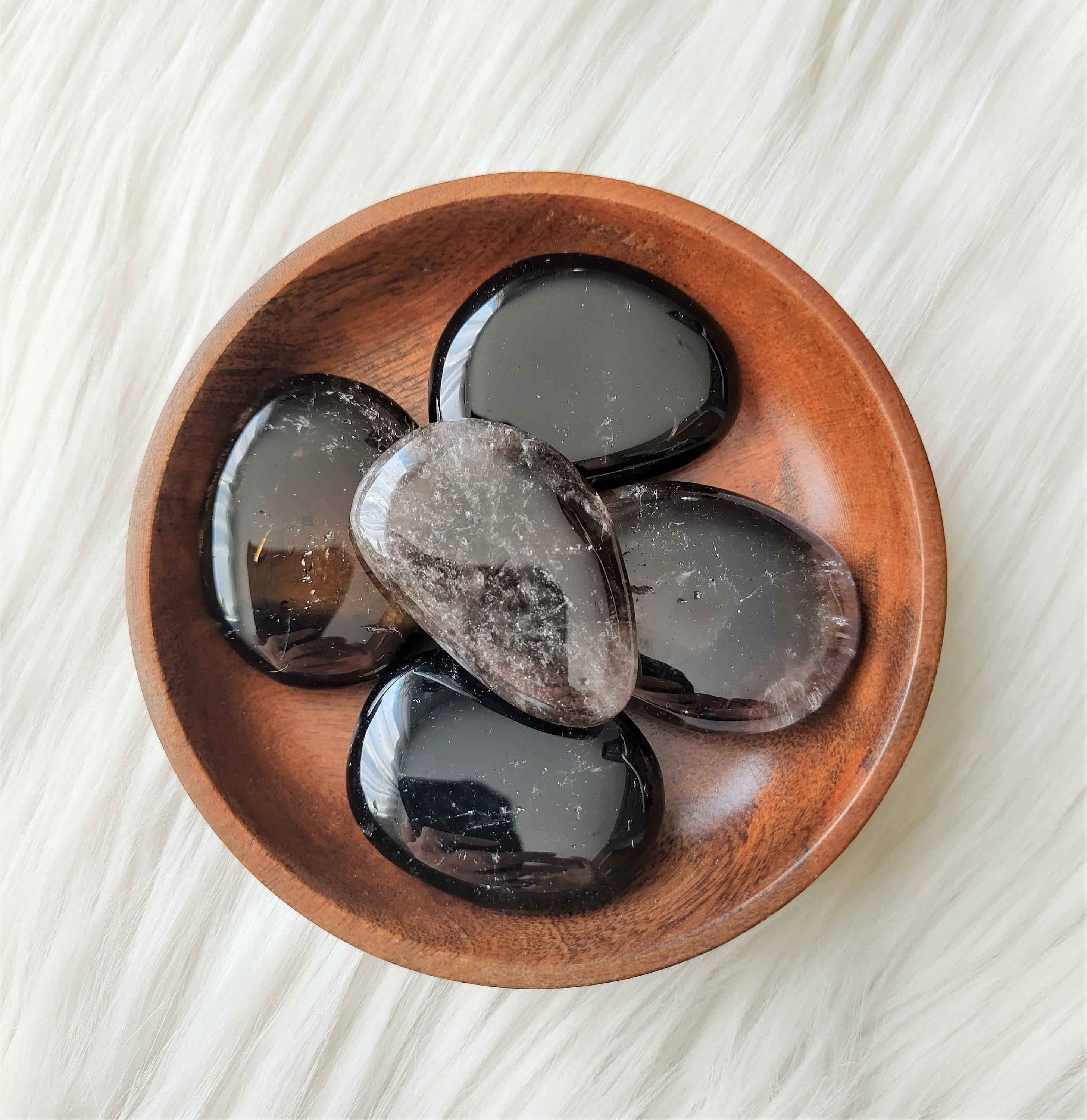 Quartz Fumé - Galet Lithothérapie Pierres Naturelles