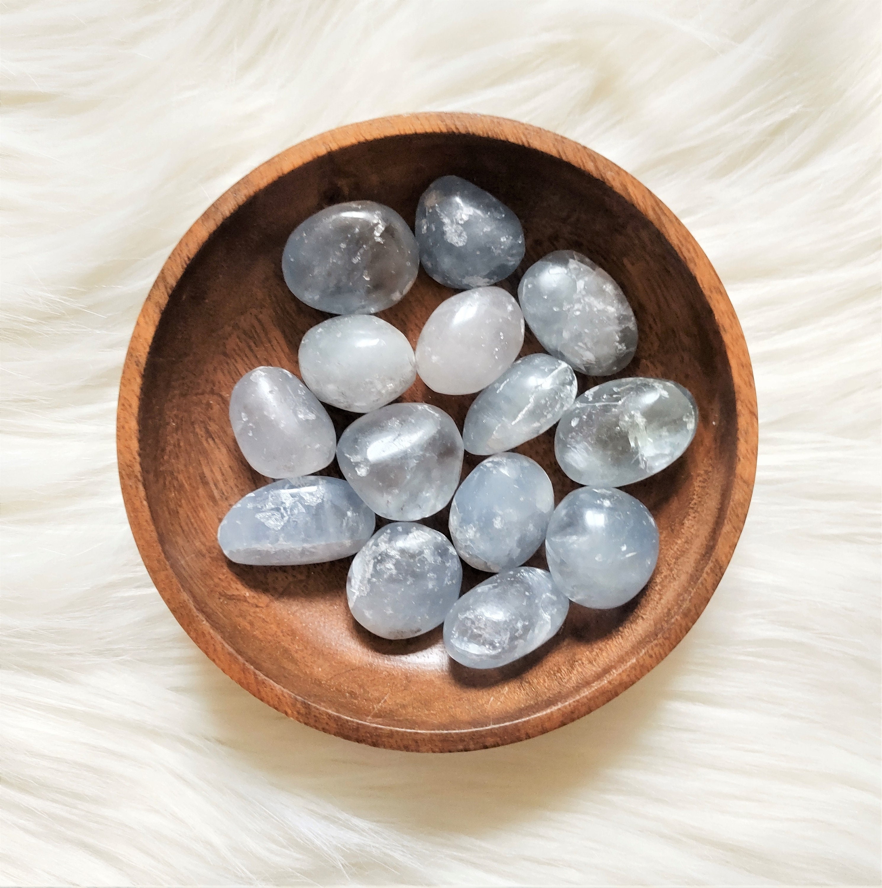 Célestine - Pierre Roulée Lithothérapie Pierres Naturelles