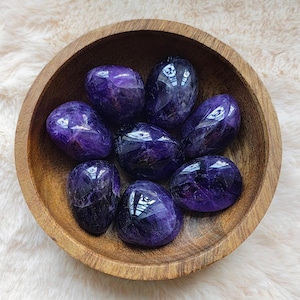Amatista - Piedra pulida - Litoterapia - Piedras naturales - Concentración - Psique - Meditación - Antiadicción - Maestría