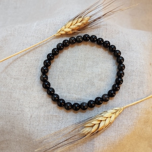 Pulseira de Obsidiana Olho Celestial - 6mm - Litoterapia - Pedras Naturais - Transformação - Desenvolvimento - Expansão - Evolução