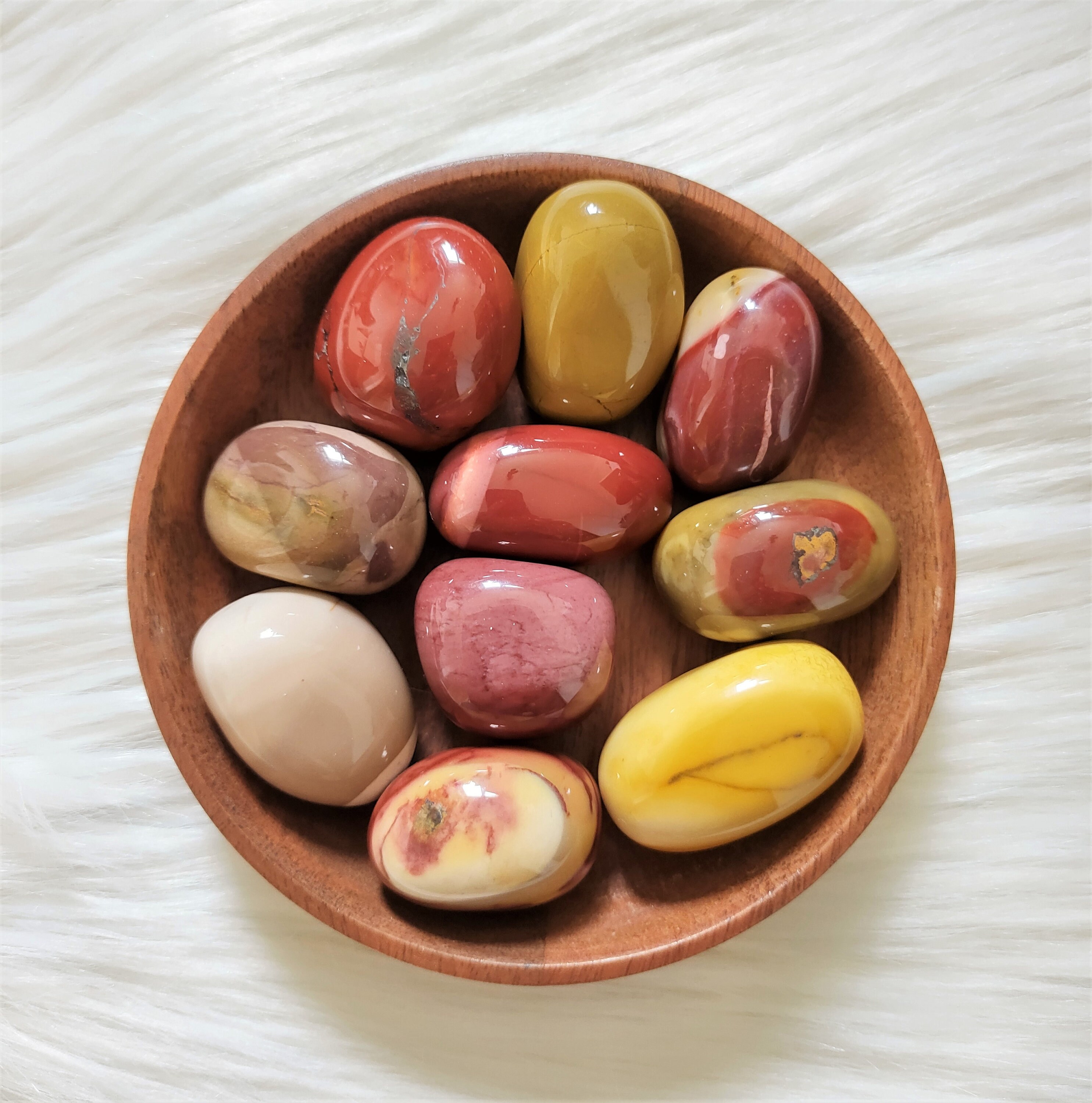 Jaspe Mokaïte - Pierre Roulée Lithothérapie Pierres Naturelles