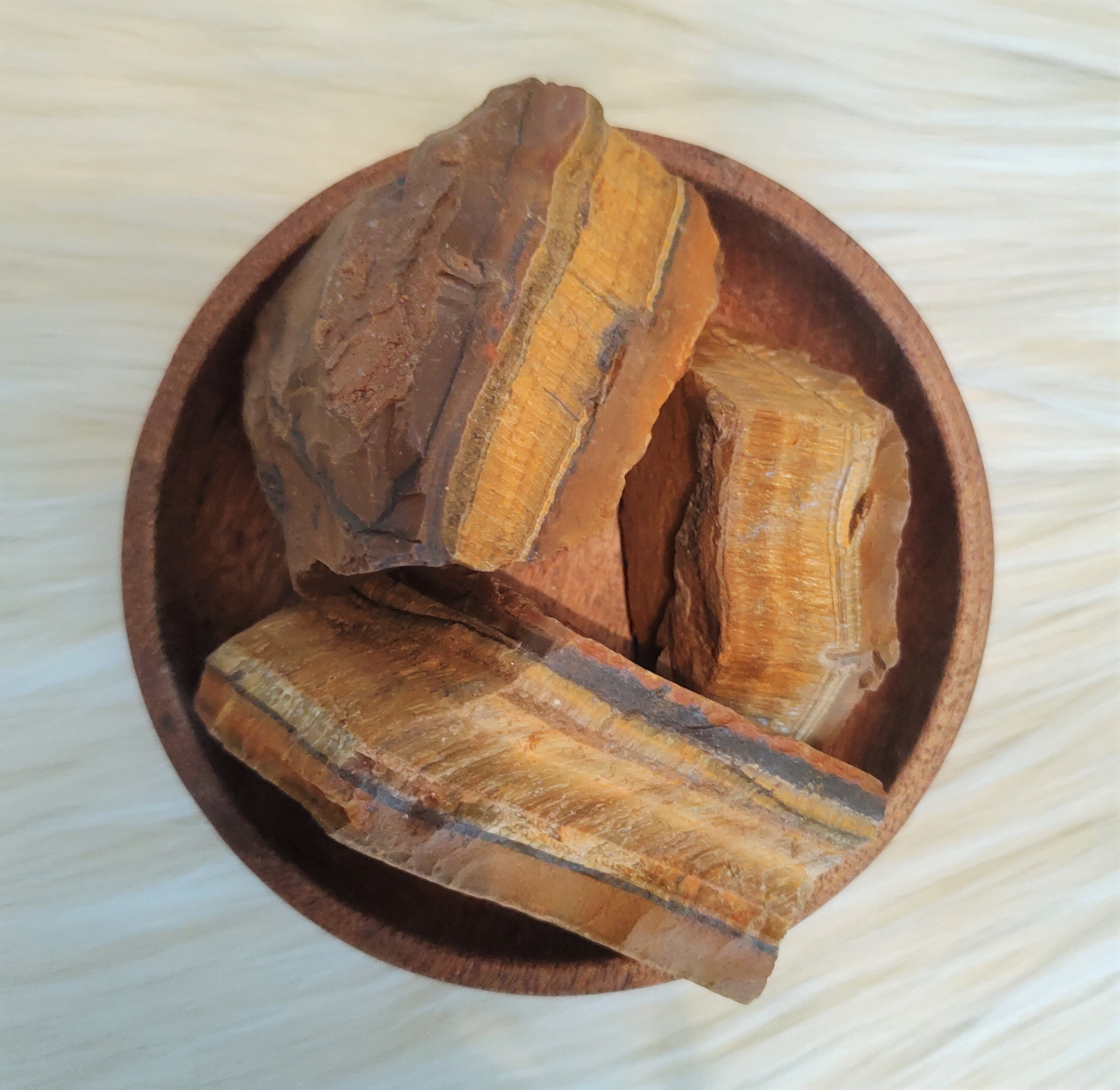 Œil de Tigre - Pierre Brute Lithothérapie Pierres Naturelles