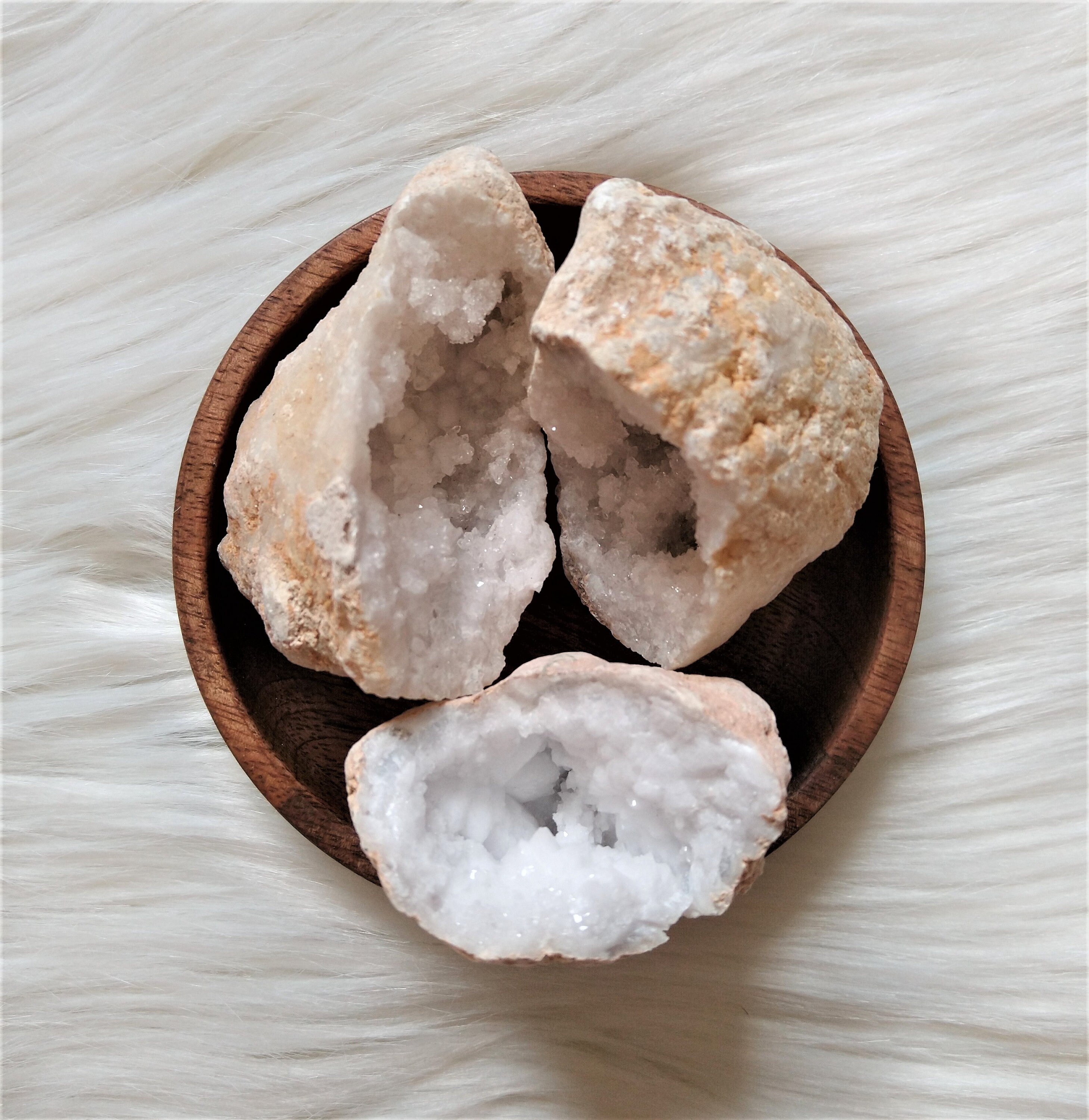 Géode de Quartz - Pierre Brute Lithothérapie Pierres Naturelles