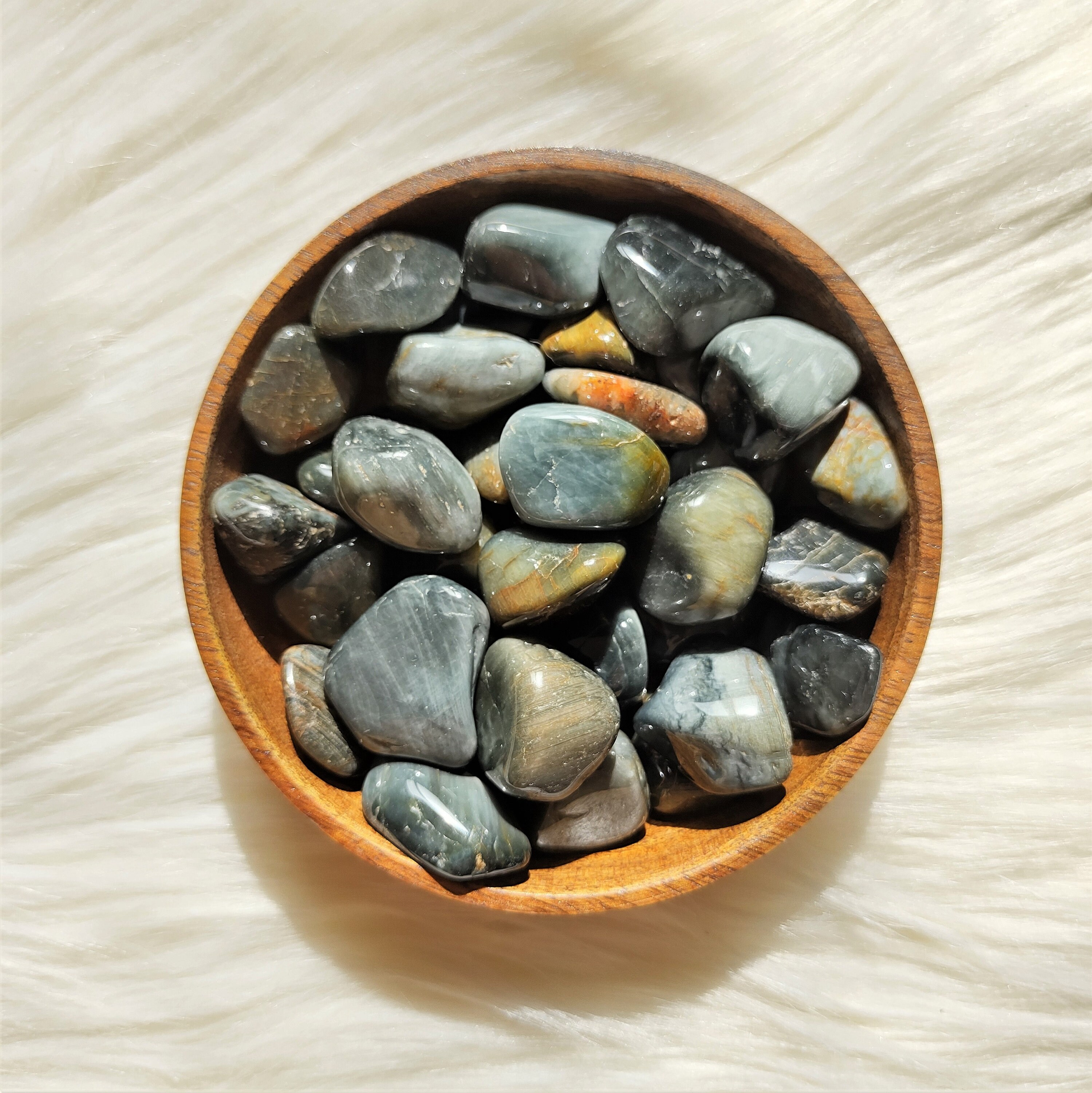 Tourmaline Œil de Chat - Pierre Roulée Lithothérapie Pierres Naturelles