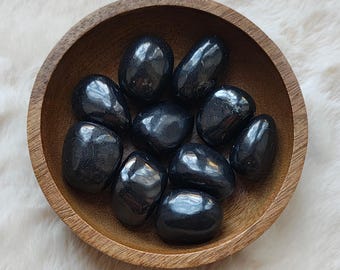 Shungite - Pierre Roulée - Lithothérapie - Pierres Naturelles - Protection - Discernement - Responsabilité - Connexion - Force - Libération