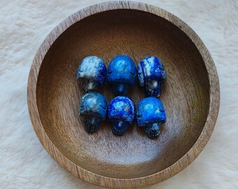 Lapis Lazuli - Skull Shape - Lithotherapy - Natural Stones - Concentration - Wisdom - Intuition - Dreams - Listening - Perception