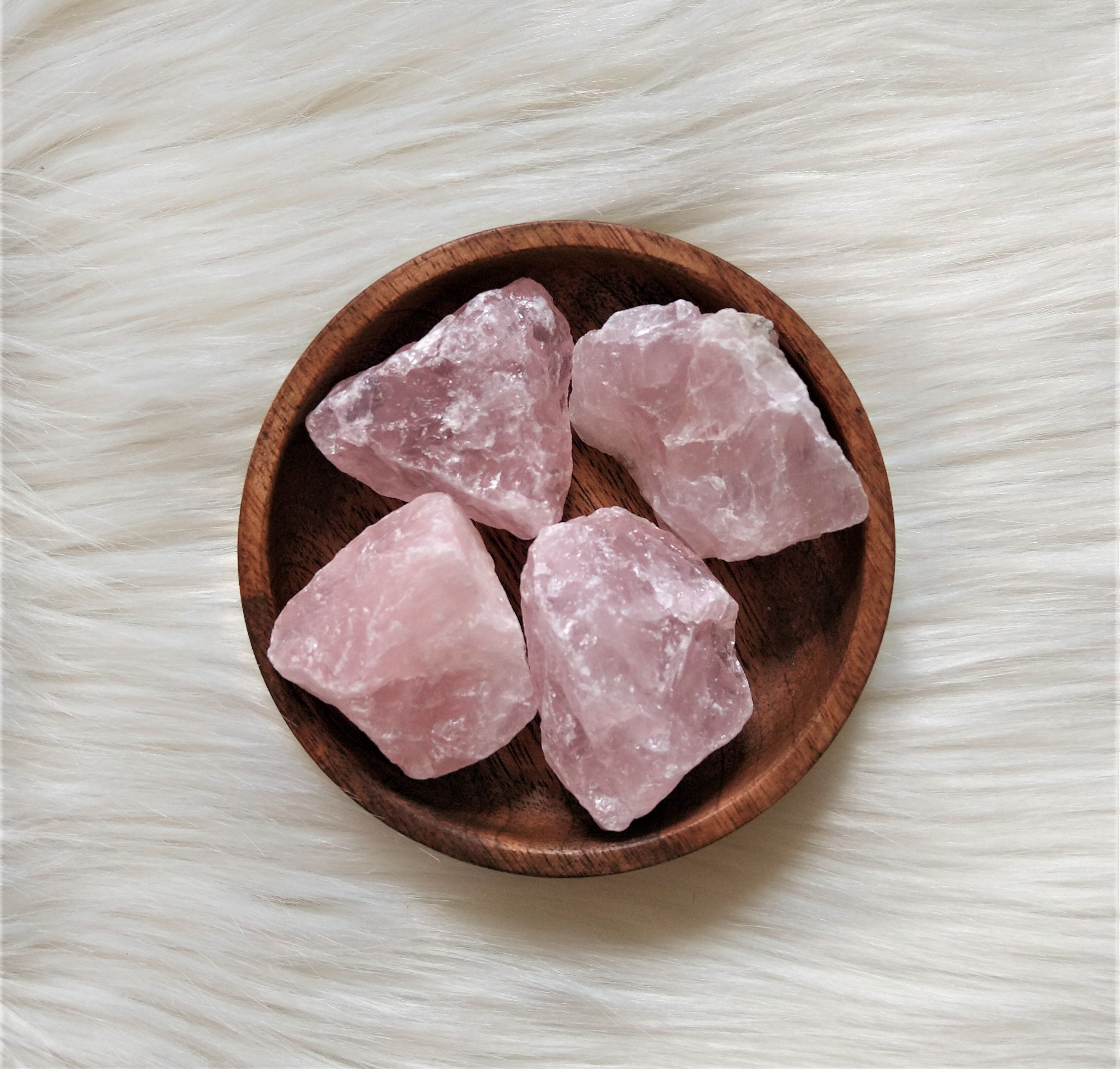 Quartz Rose - Pierre Brute Lithothérapie Pierres Naturelles