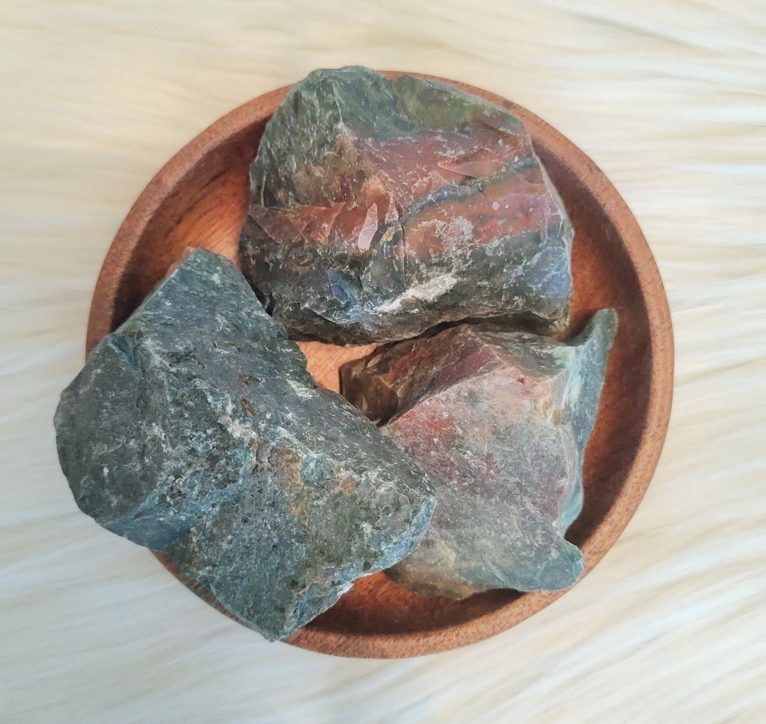 Héliotrope - Pierre Brute Lithothérapie Pierres Naturelles