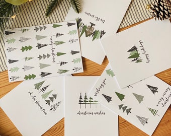 Paquete de tarjetas navideñas, Juego de tarjetas navideñas, Navidad, Tarjetas festivas, Multipack navideño, Paquete de tarjetas navideñas clásicas, Noel, Navidad