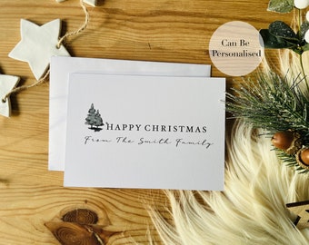 Personalised Family Christmas Cards Set - Custom Christmas Cards Pack - Festive Notecards - Christmas Multipack  - Xmas Card - Holiday Cards