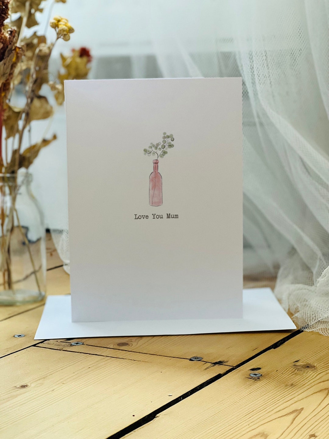 Love You Mum - Happy Mother's Day Card - Mothers Day Card - Happy ...