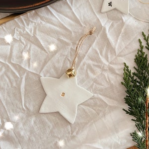 Iniciales Decoración del árbol de Navidad, Decoración personalizada del árbol de Navidad, Decs de árbol, Nombre Dec de Navidad, Decoración de letras, Noel, Regalo hecho a mano