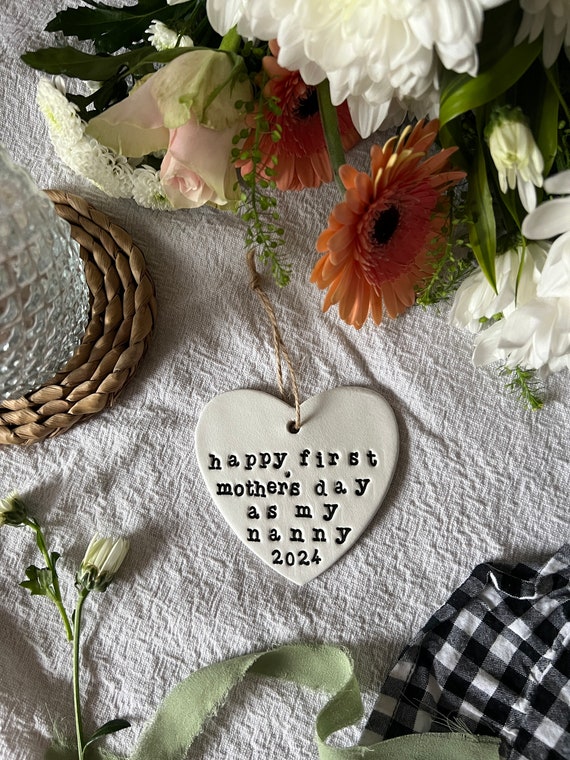 Portachiavi Personalizzato Per Tata Con Incisione "To My Nanny Never Forget That I Love You Forever", In Acciaio Inox, Regalo Per Tata Da Nipoti