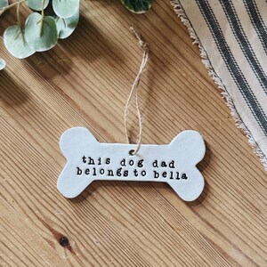 From The Dog Gift, This Human Belongs To, Personalised, Animal Lover, Pet Owner, Dog Dad Fathers Day, Pet Gift, Dog Lover, Gift from the Dog