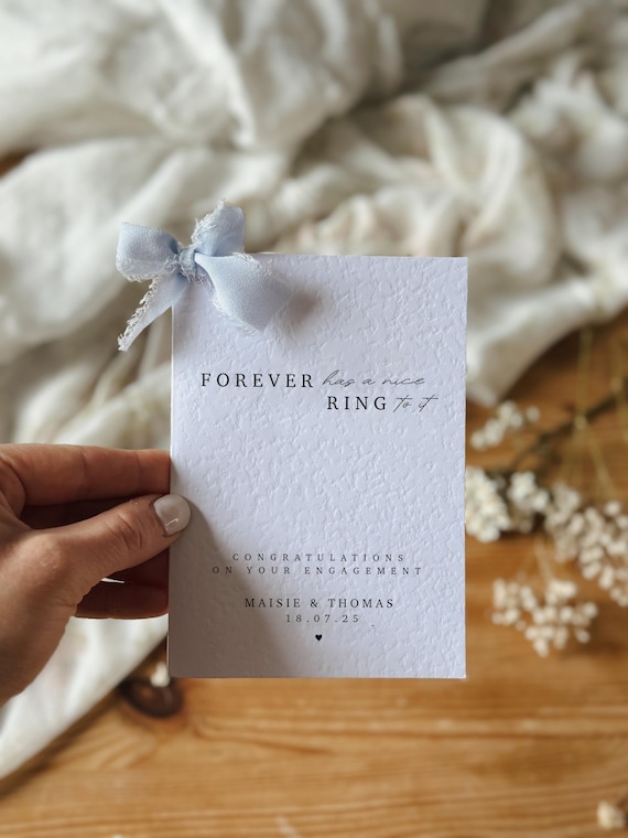 Personalised Engagement Card, Newly Engaged Card, You're Engaged Couple Card, Congratulations Card, On Your Engagement Card