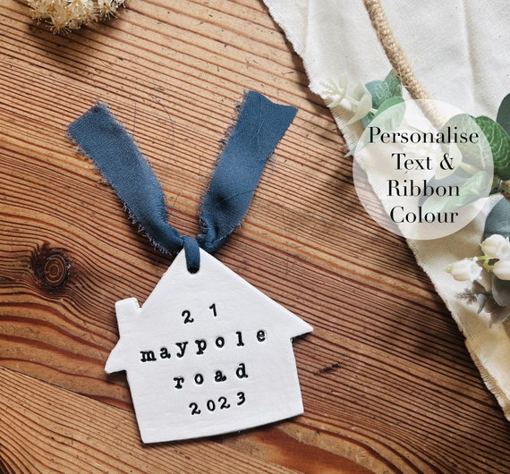 Clay New Home Personalised Keepsake, New House Gift, Housewarming Gift, New Home Gift, Moving Present, New Home Keepsake, Personalised Gift