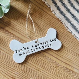 From The Dog Gift, This Human Belongs To, Personalised, Animal Lover, Pet Owner, Dog Mum Mothers Day, Pet Gift, Dog Lover, Gift from the Dog