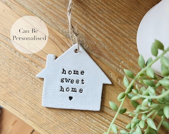 Clay New Home Personalised Keepsake, New House Gift, Housewarming Gift, New Home Gift, Moving Present, New Home Keepsake, Personalised Gift