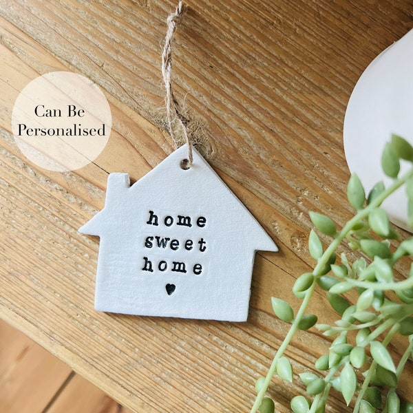 Clay New Home Personalised Keepsake, New House Gift, Housewarming Gift, New Home Gift, Moving Present, New Home Keepsake, Personalised Gift