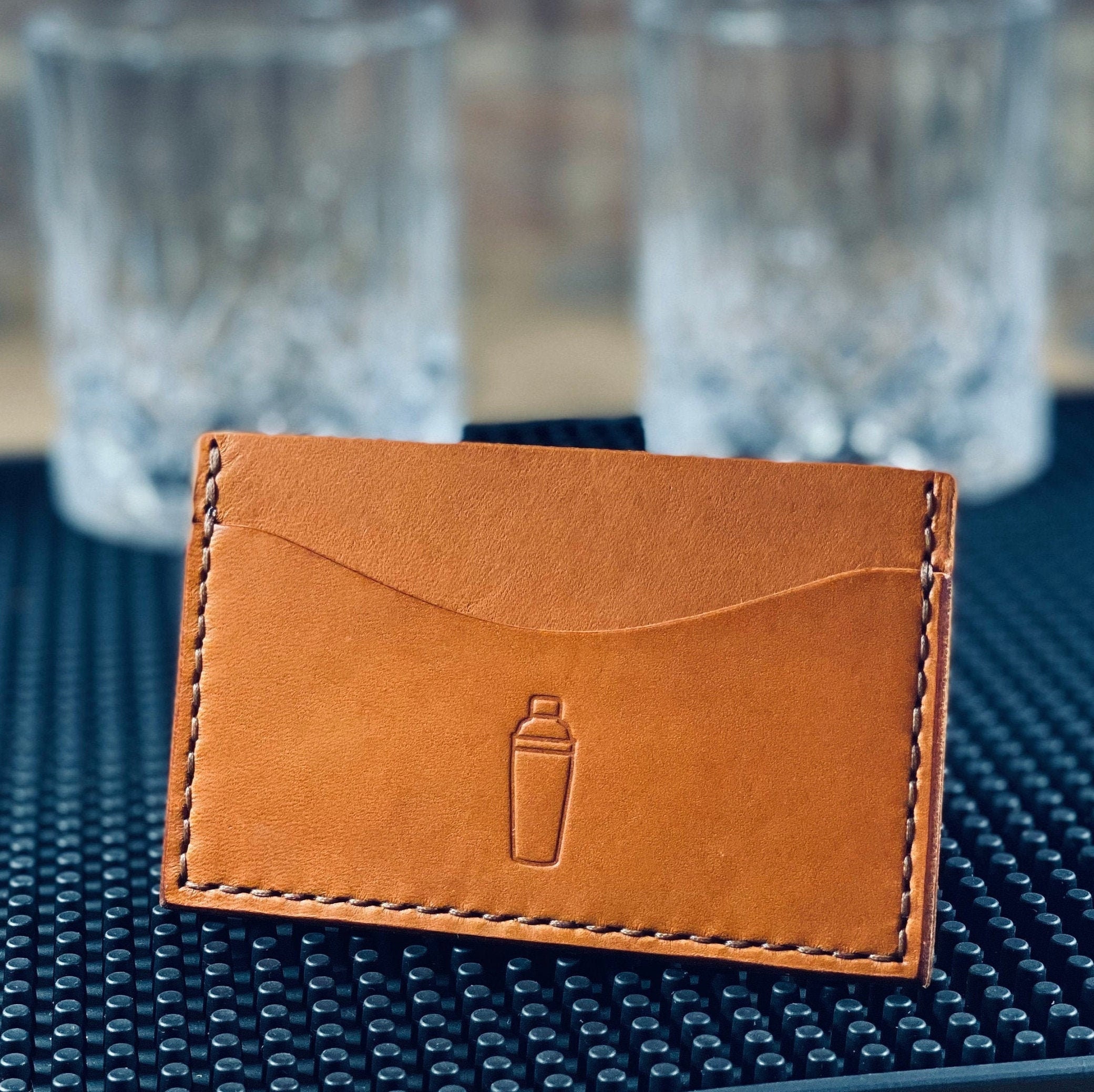 Minimalist Wallet Leather card holder Summer accessories Etsy