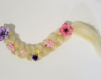 Rapunzel Tangled Floral Braid Hair Extension