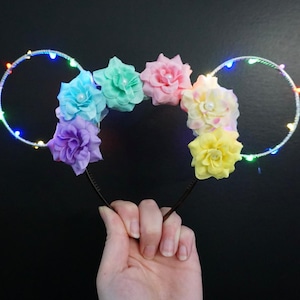 Pride Rainbow Mickey Ears Flower Crown