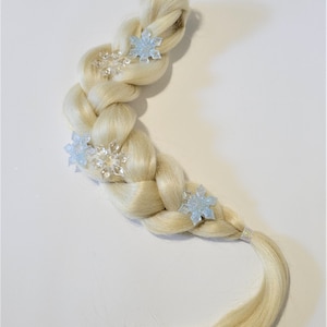 Elsa snowflake Frozen Braid Hair Extension
